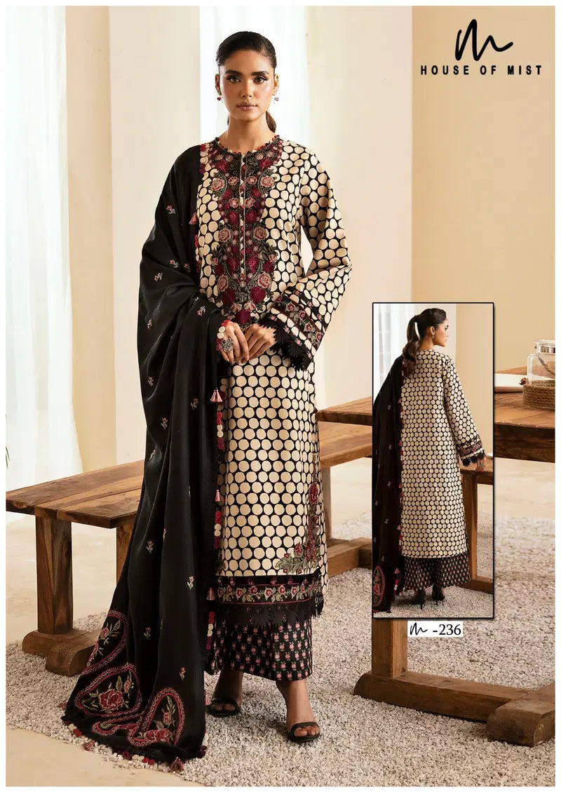 House Of Mist Ghazal Vol 24 Cotton Printed Karachi Dress Material