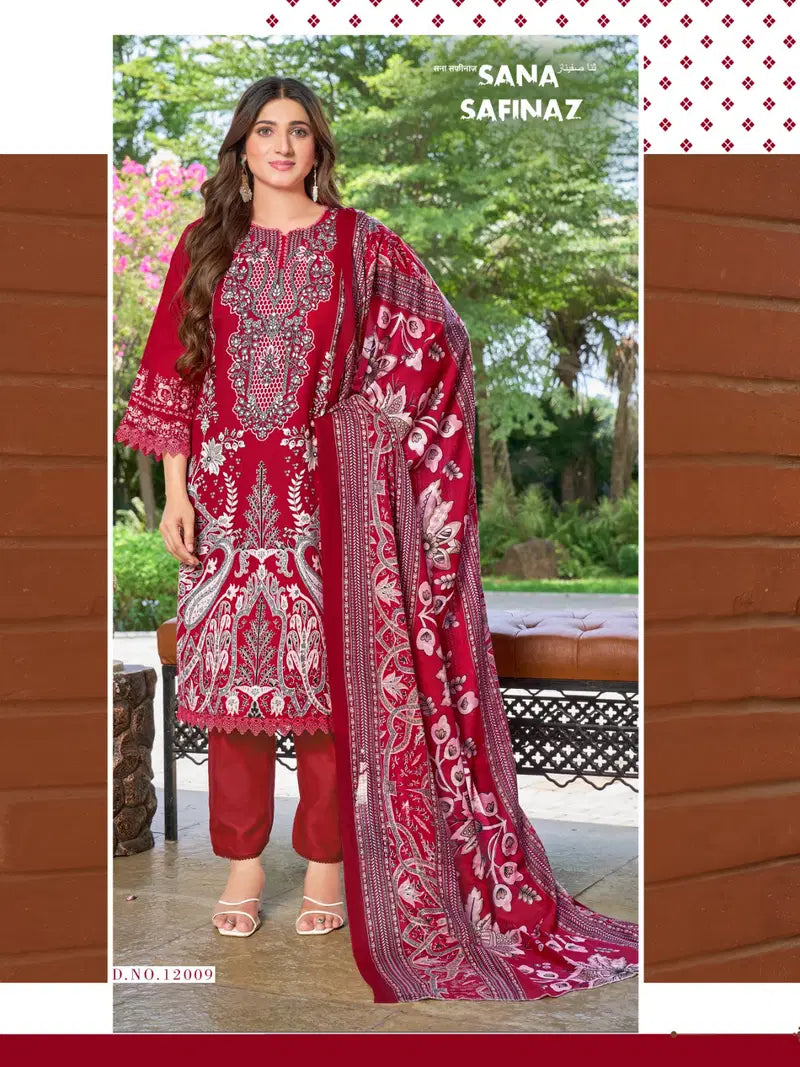 Ganesha Sana Safinaz Vol 12 Readymade Cotton Karachi Kurti Set