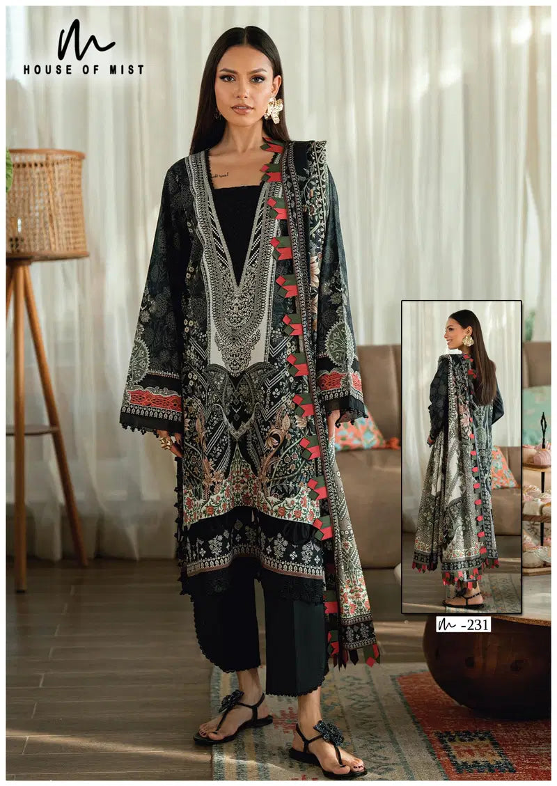 House Of Mist Ghazal Vol 24 Readymade Cotton Karachi Kurti Set