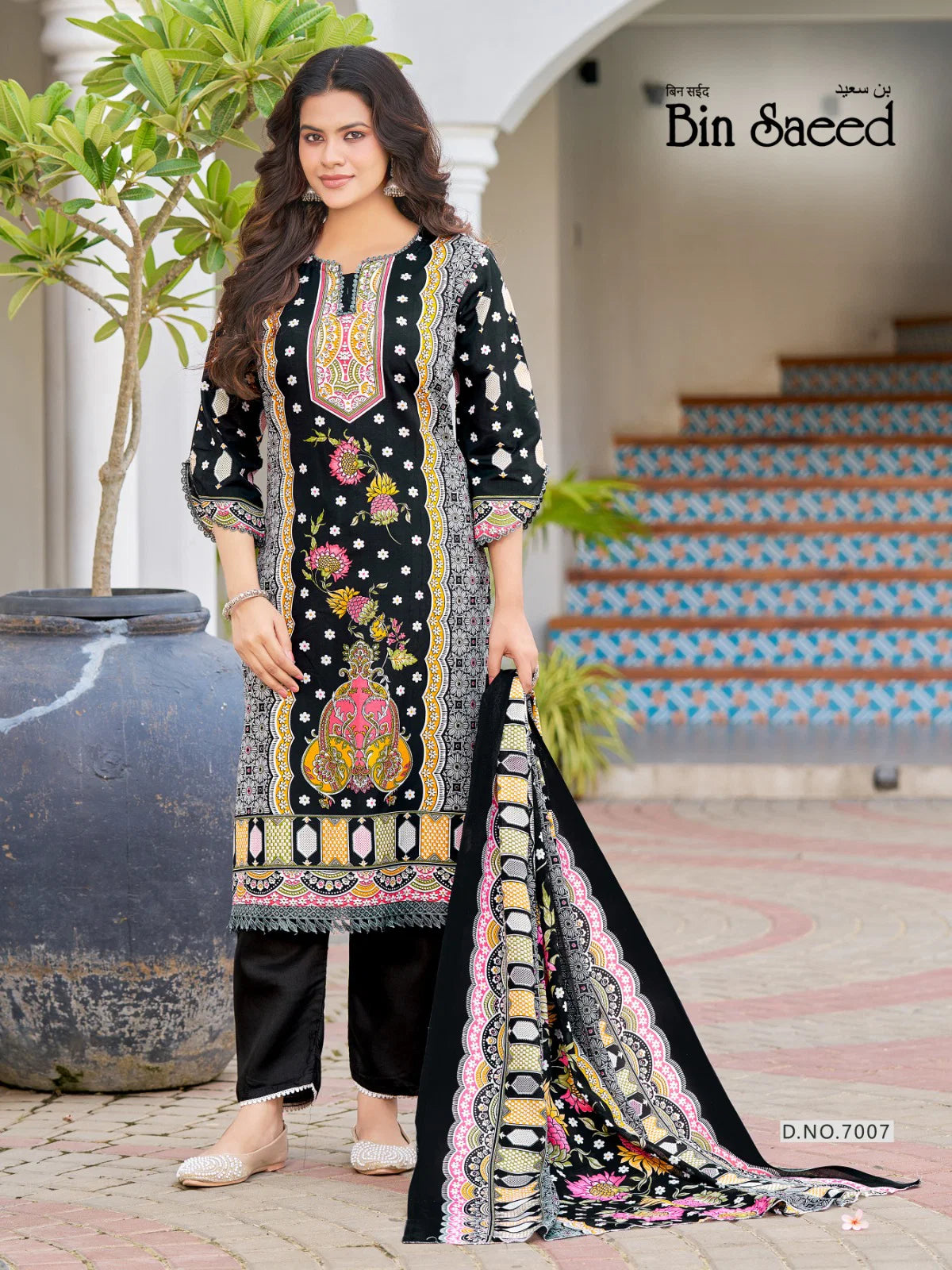 Ganesha Bin Saeed Vol 7 Cotton Printed Karachi Dress Material