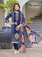 Ganesha Bin Saeed Vol 7 Cotton Printed Karachi Dress Material