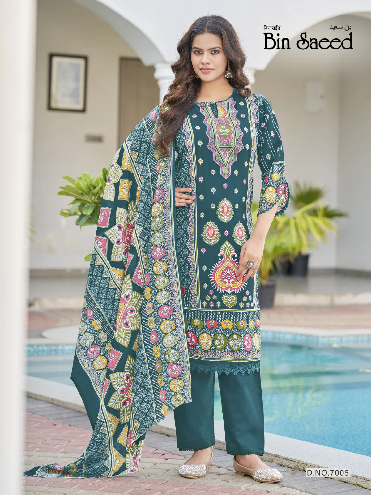 Ganesha Bin Saeed Vol 7 Cotton Printed Karachi Dress Material