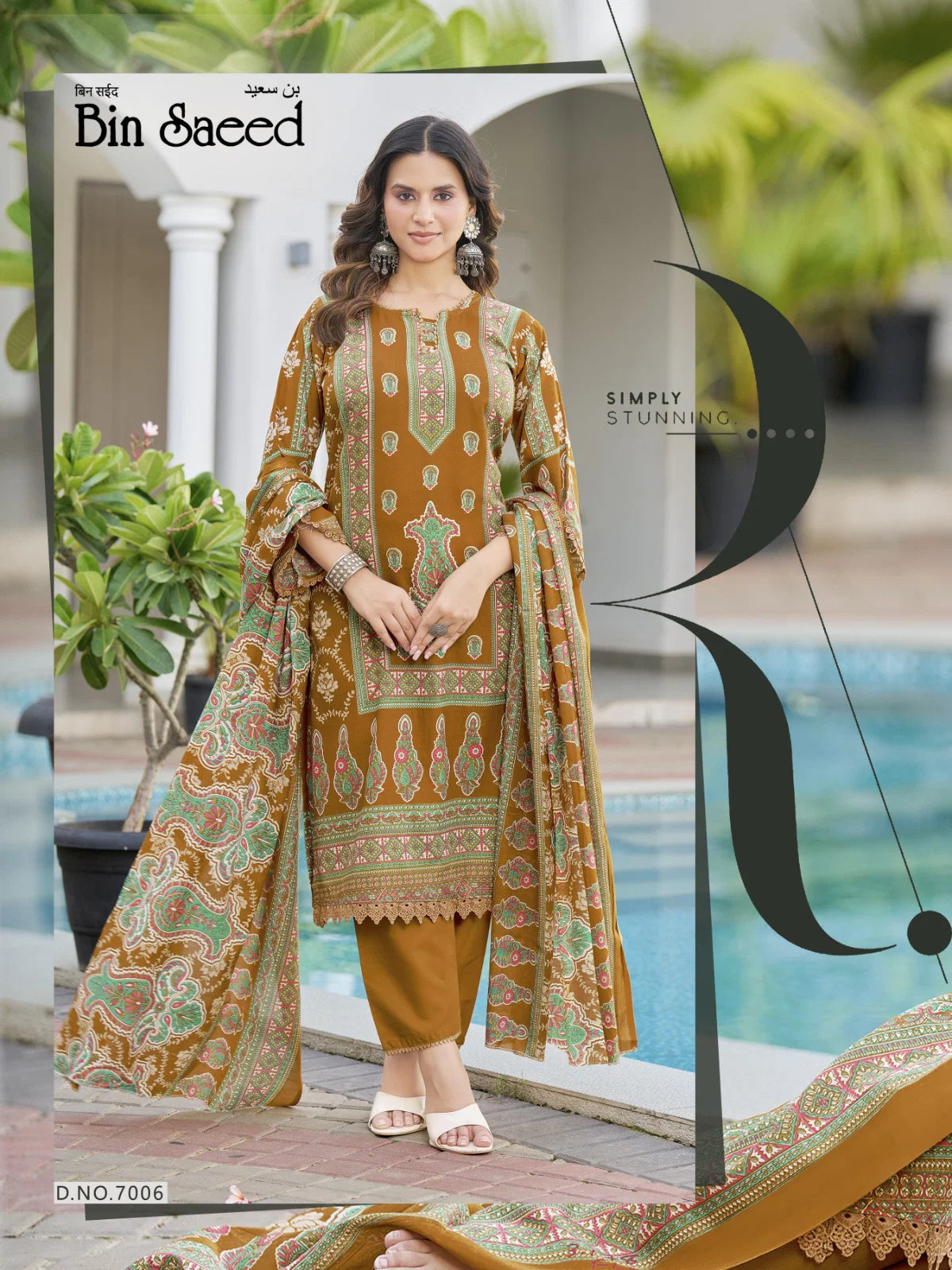 Ganesha Bin Saeed Vol 7 Cotton Printed Karachi Dress Material