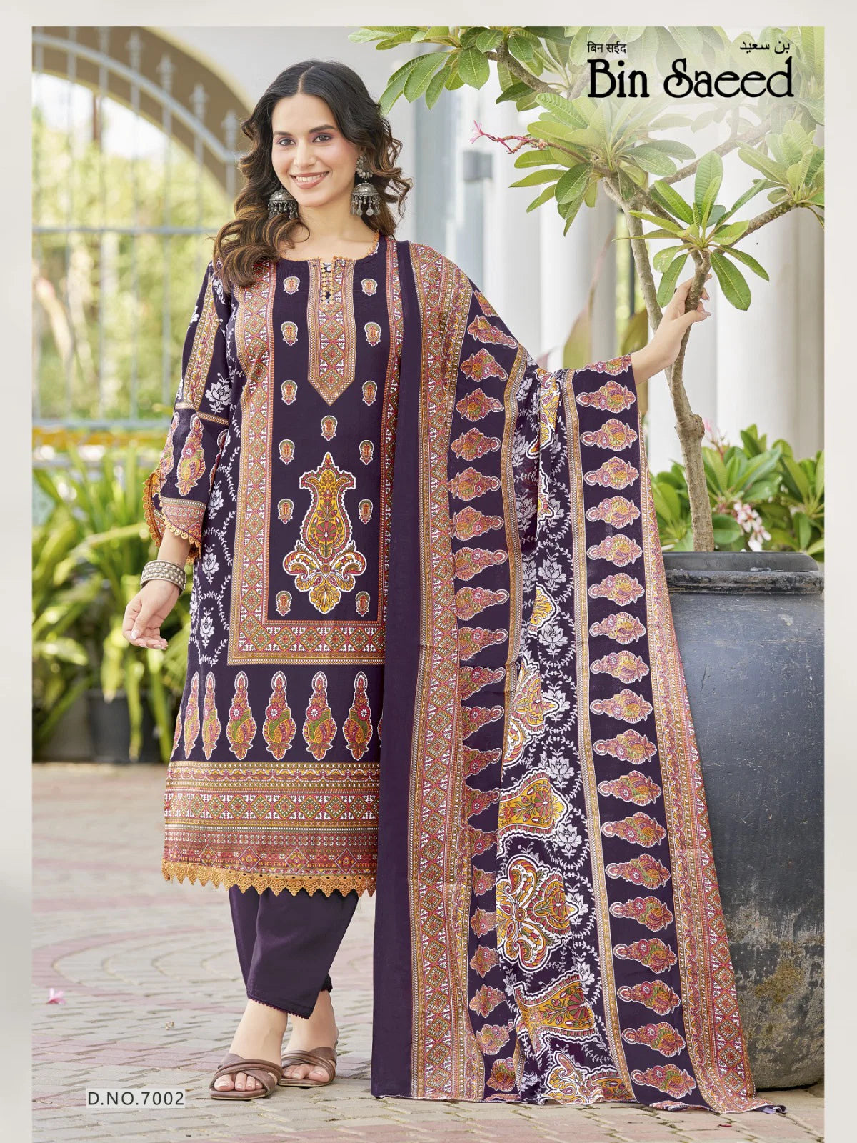 Ganesha Bin Saeed Vol 7 Cotton Printed Karachi Dress Material