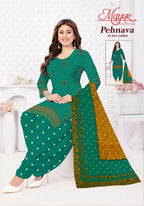 Mayur Pehnava Vol 14 Cotton Printed Fancy Dress Material