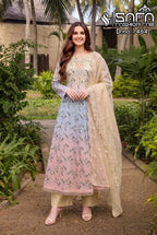 Safa Fashion Fab 1464 Cotton Embroidered Salwar Suit Collection
