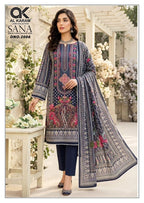 Al Karam Sana Vol 2 Readymade Rayon Cotton Karachi Kurti Pant With Dupatta