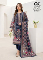 Al Karam Sana Vol 2 Readymade Rayon Cotton Karachi Kurti Pant With Dupatta