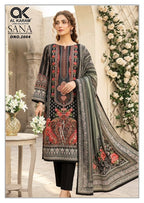 Al Karam Sana Vol 2 Readymade Rayon Cotton Karachi Kurti Pant With Dupatta