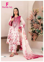 Farida Parian Dream Vol 24 Cotton Karachi Dress Material