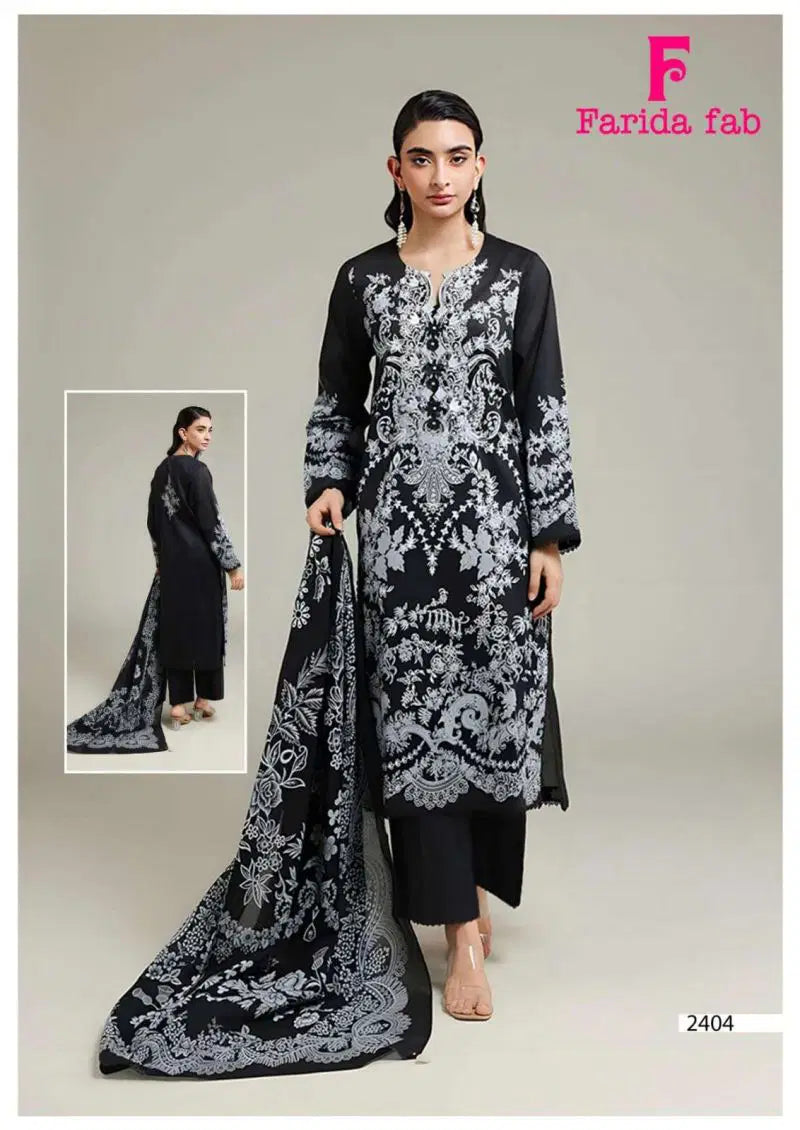 Farida Parian Dream Vol 24 Cotton Karachi Dress Material