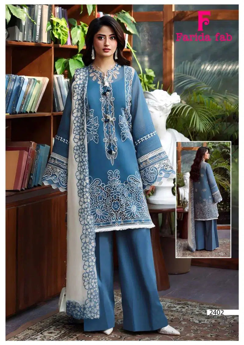Farida Parian Dream Vol 24 Cotton Karachi Dress Material