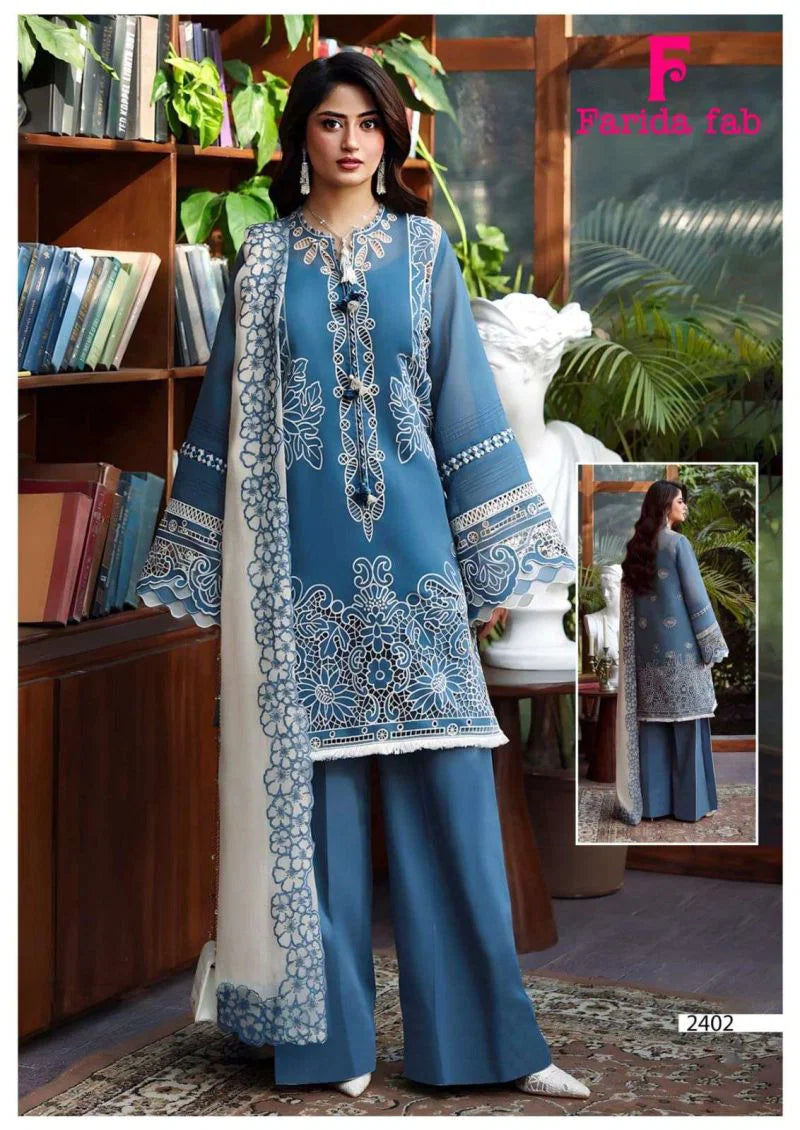 Farida Parian Dream Vol 24 Readymade Cotton Karachi Kurti Set