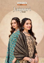 Mayur Jaipuri Vol 15 Cotton Printed Fancy Dress Material