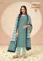 Mayur Jaipuri Vol 15 Cotton Printed Fancy Dress Material