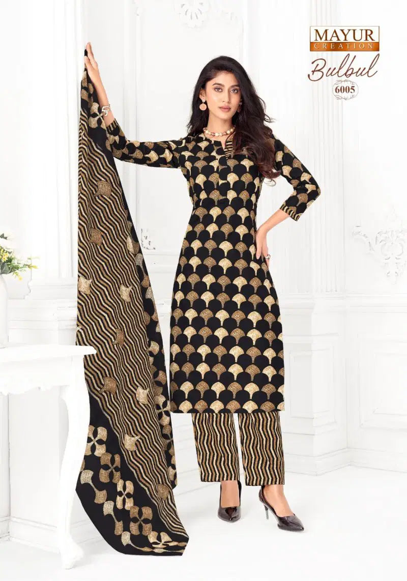Mayur Bul Bul Vol 6 Pure Cotton Printed Dress Material Collection