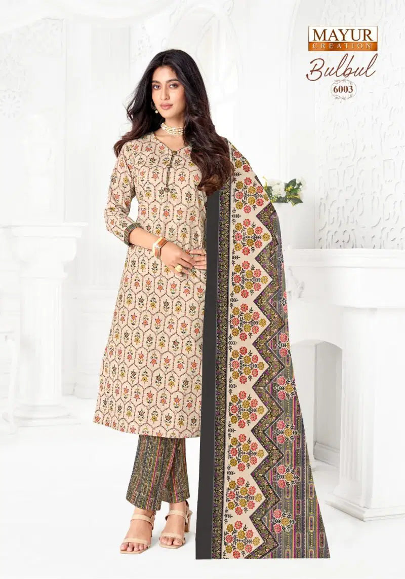 Mayur Bul Bul Vol 6 Pure Cotton Printed Dress Material Collection