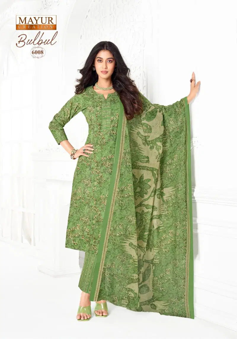 Mayur Bul Bul Vol 6 Pure Cotton Printed Dress Material Collection
