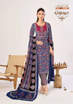 Mayur Ajarakh Vol 12 Readymade Cotton Kurti Pant With Dupatta
