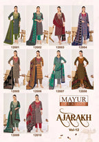 Mayur Ajarakh Vol 12 Readymade Cotton Kurti Pant With Dupatta
