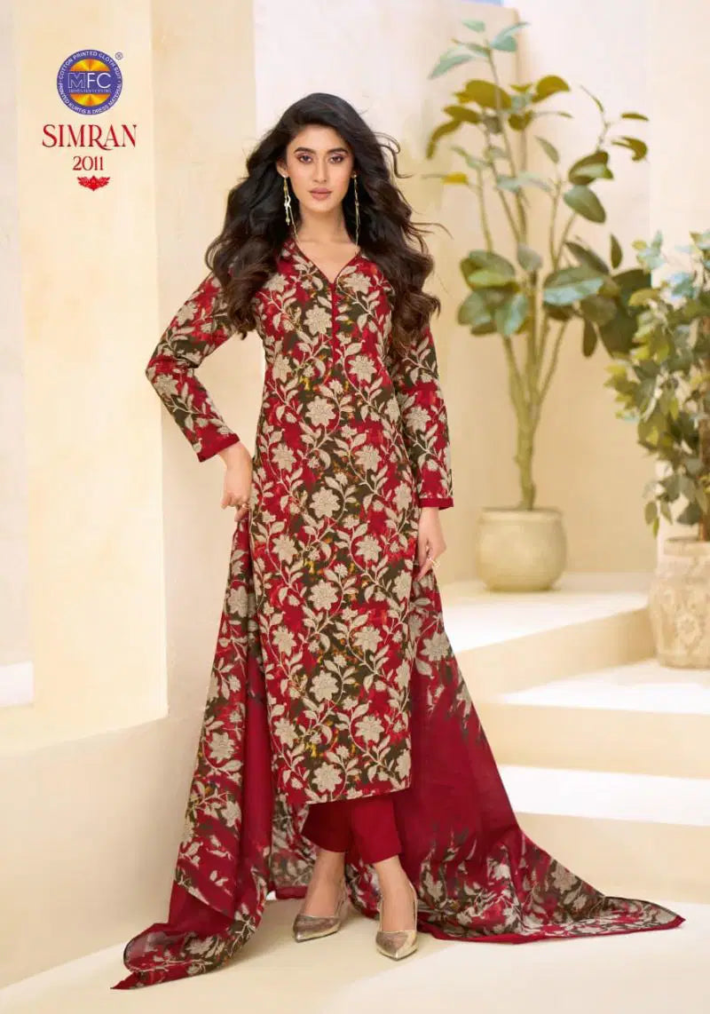 Mfc Simran Vol 2 Cotton Printed Fancy Dress Material Collection