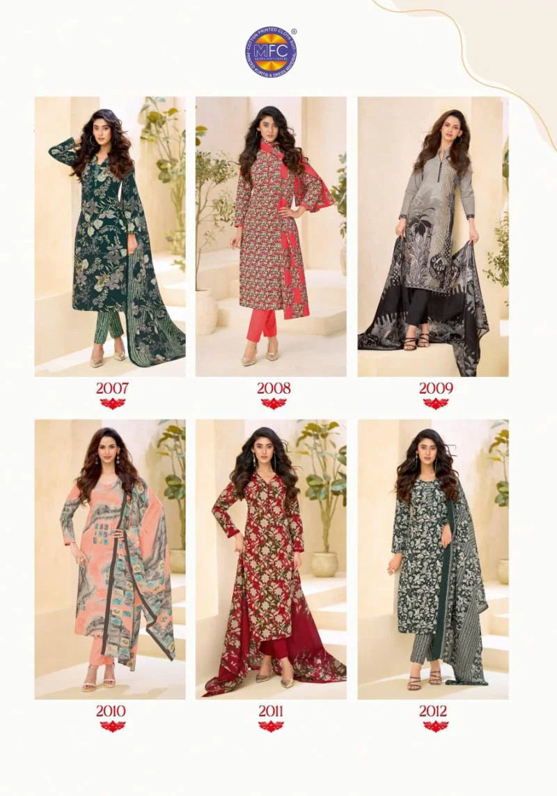 Mfc Simran Vol 2 Cotton Printed Fancy Dress Material Collection