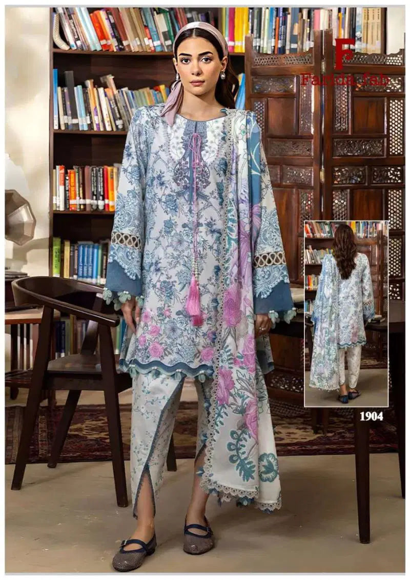 Farida Firdaus Queen Vol 19 Readymade Karachi Kurti Pant With Dupatta