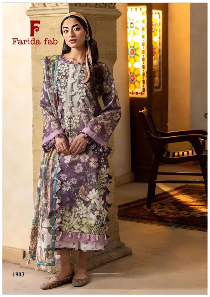 Farida Firdaus Queen Vol 19 Readymade Karachi Kurti Pant With Dupatta