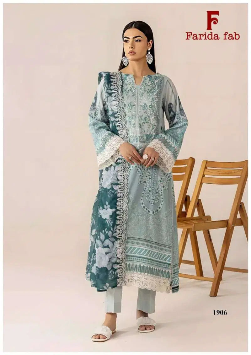 Farida Firdaus Queen Vol 19 Readymade Karachi Kurti Pant With Dupatta