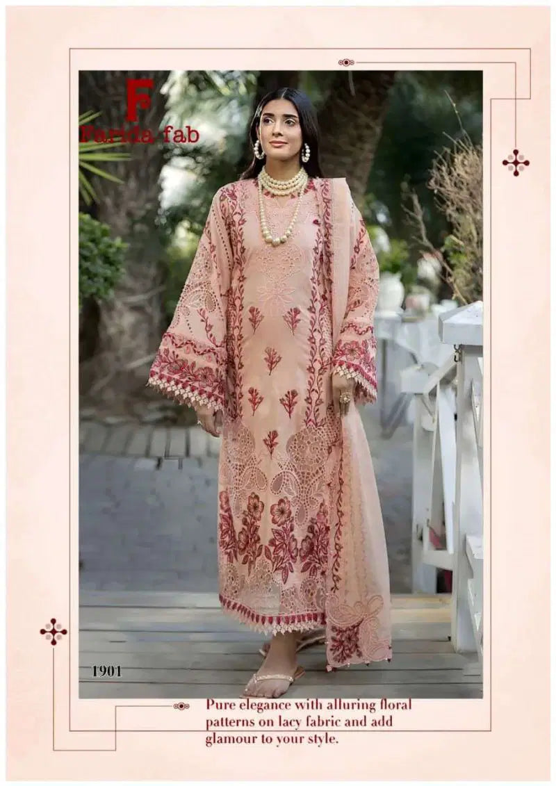 Farida Firdaus Queen Vol 19 Readymade Karachi Kurti Pant With Dupatta