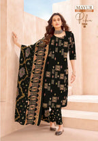 Mayur Pihu D No 1001 To 10 Cotton Printed Fancy Dress Material
