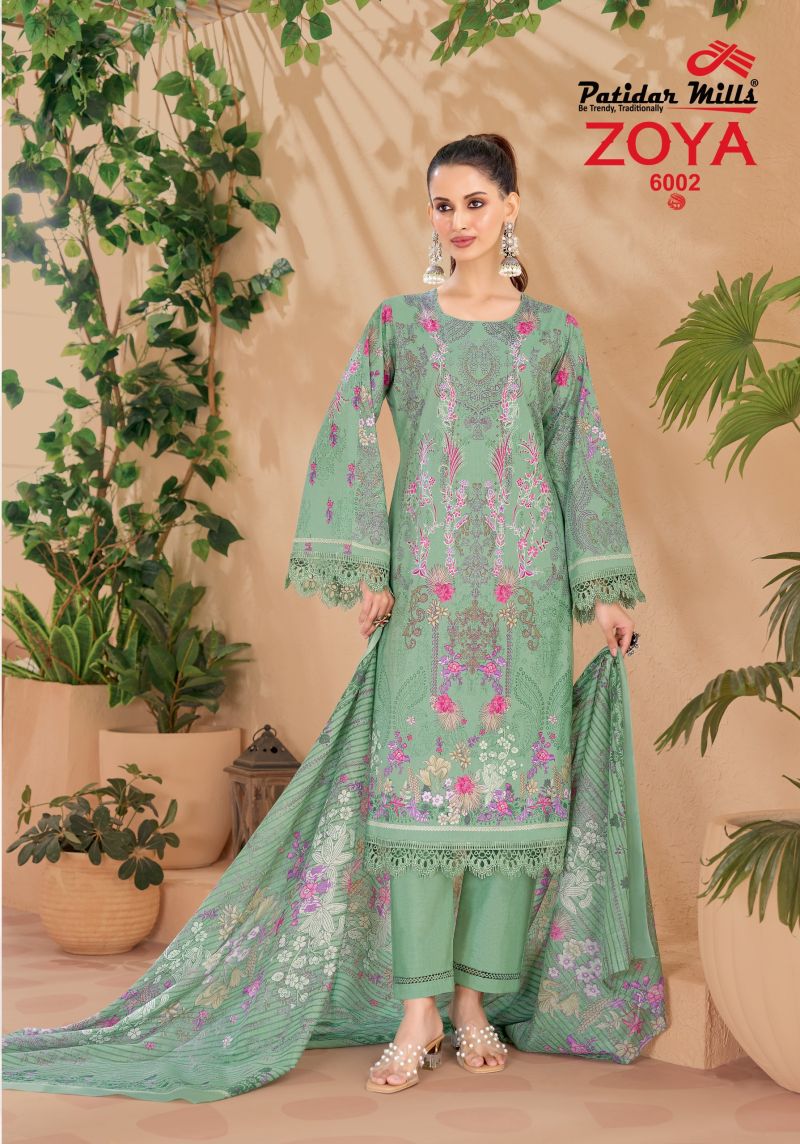Patidar Zoya Vol 6 Cotton Printed Karachi Dress Material Collection