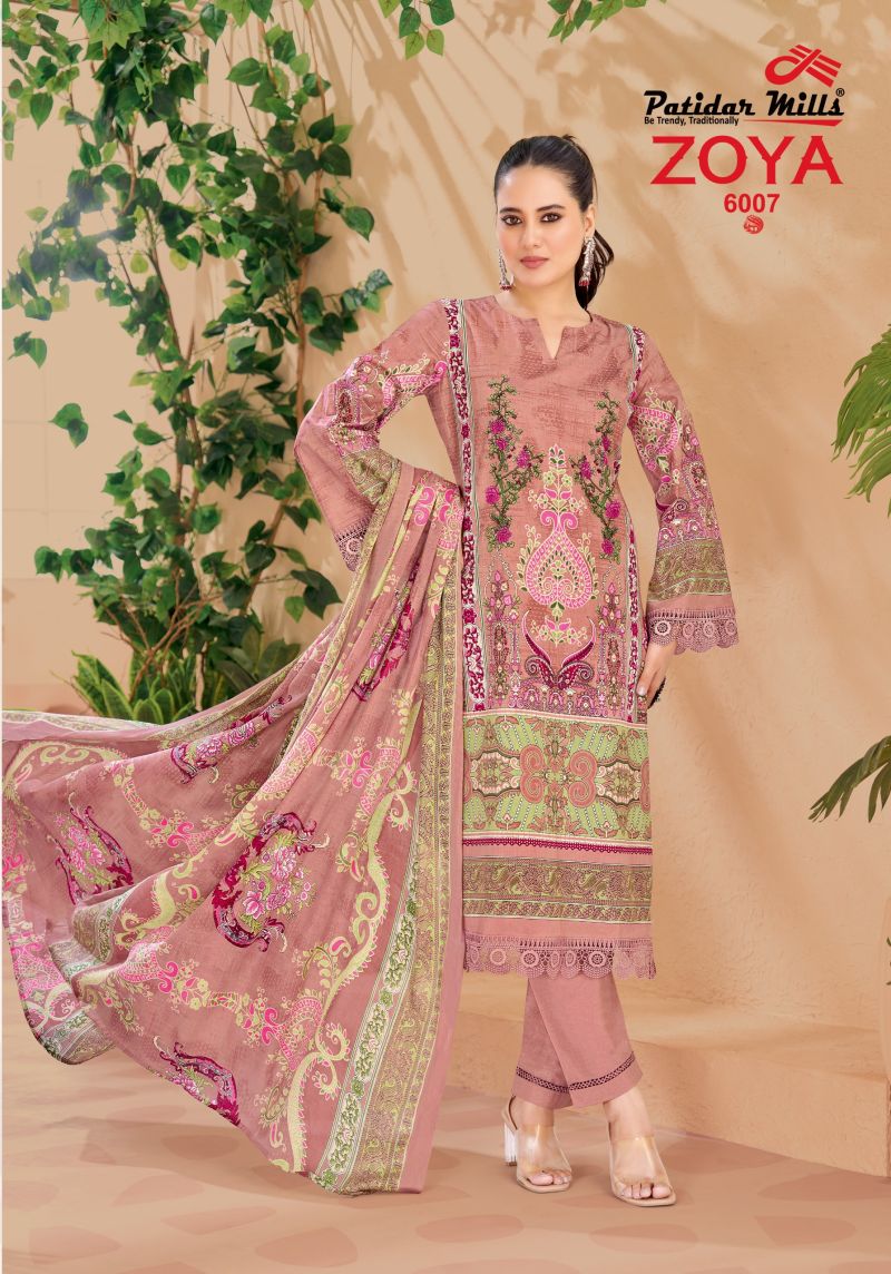 Patidar Zoya Vol 6 Cotton Printed Karachi Dress Material Collection
