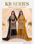 Kb Super Hit 3322 Chinon Sequence Worked Ready To Wear Salwar Suit