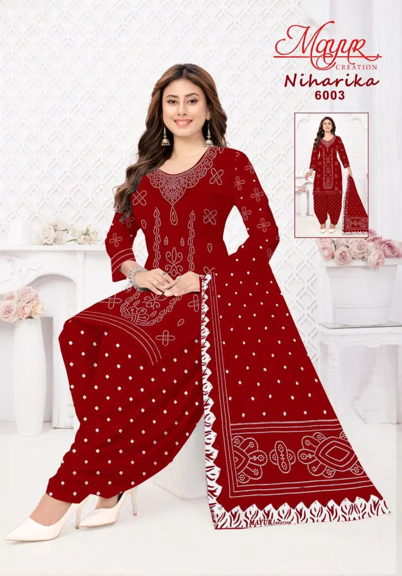 Mayur Niharika Vol 6 Cotton Printed Daily Wear Dress Material