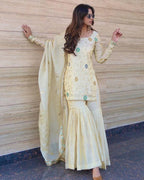 Md Mahi 9 Pure Chinon Handworked Designer Salwar Suit