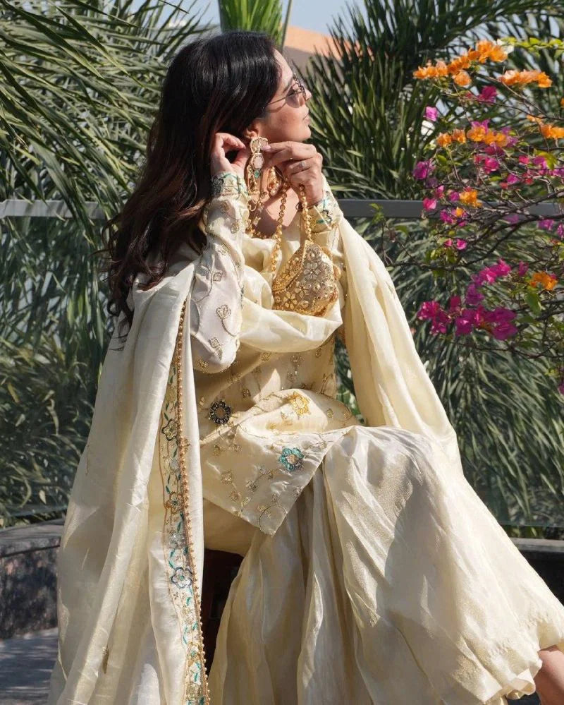 Md Mahi 9 Pure Chinon Handworked Designer Salwar Suit