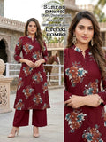 Simran D No 101 To 10 Dhabu Cotton Printed Kurti With Bottom