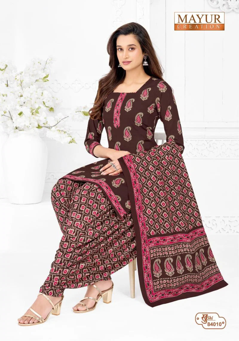 Mayur Khushi Vol 84 Cotton Printed Daily Wear Dress Material