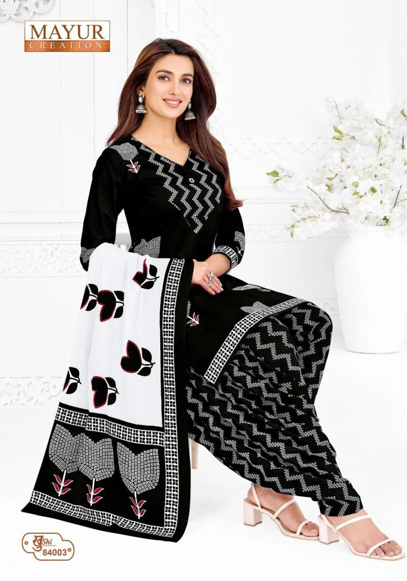 Mayur Khushi Vol 84 Cotton Printed Daily Wear Dress Material