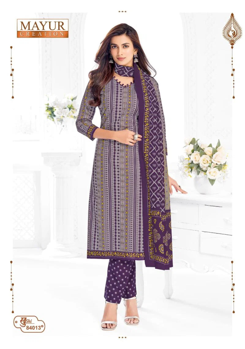 Mayur Khushi Vol 84 Cotton Printed Daily Wear Dress Material