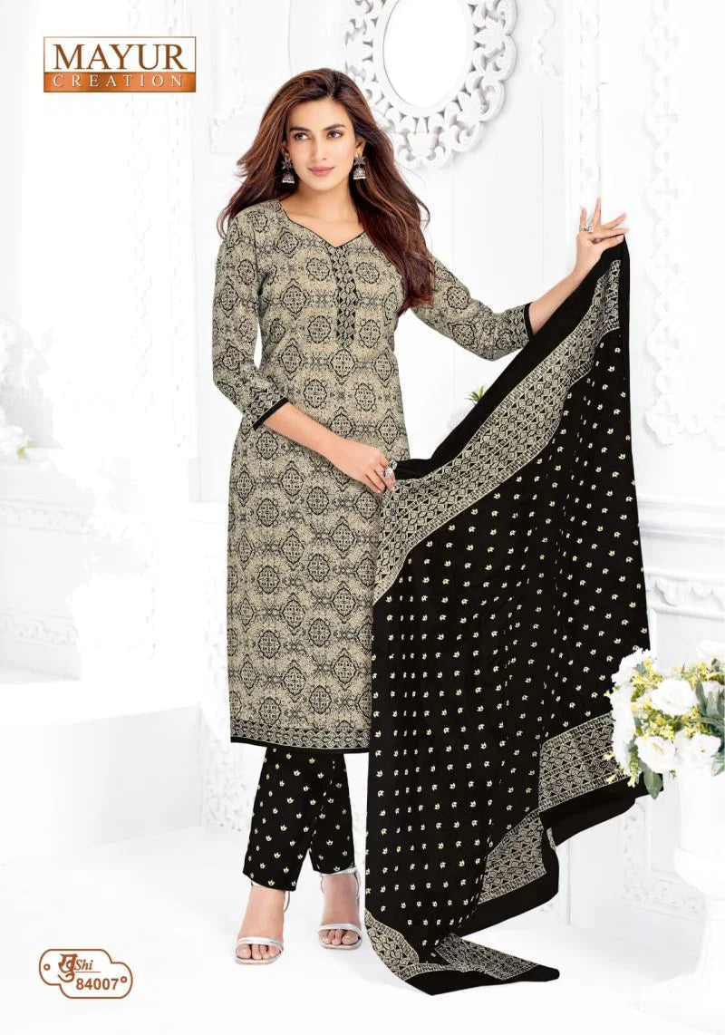 Mayur Khushi Vol 84 Cotton Printed Daily Wear Dress Material
