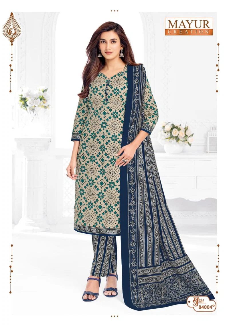 Mayur Khushi Vol 84 Cotton Printed Daily Wear Dress Material