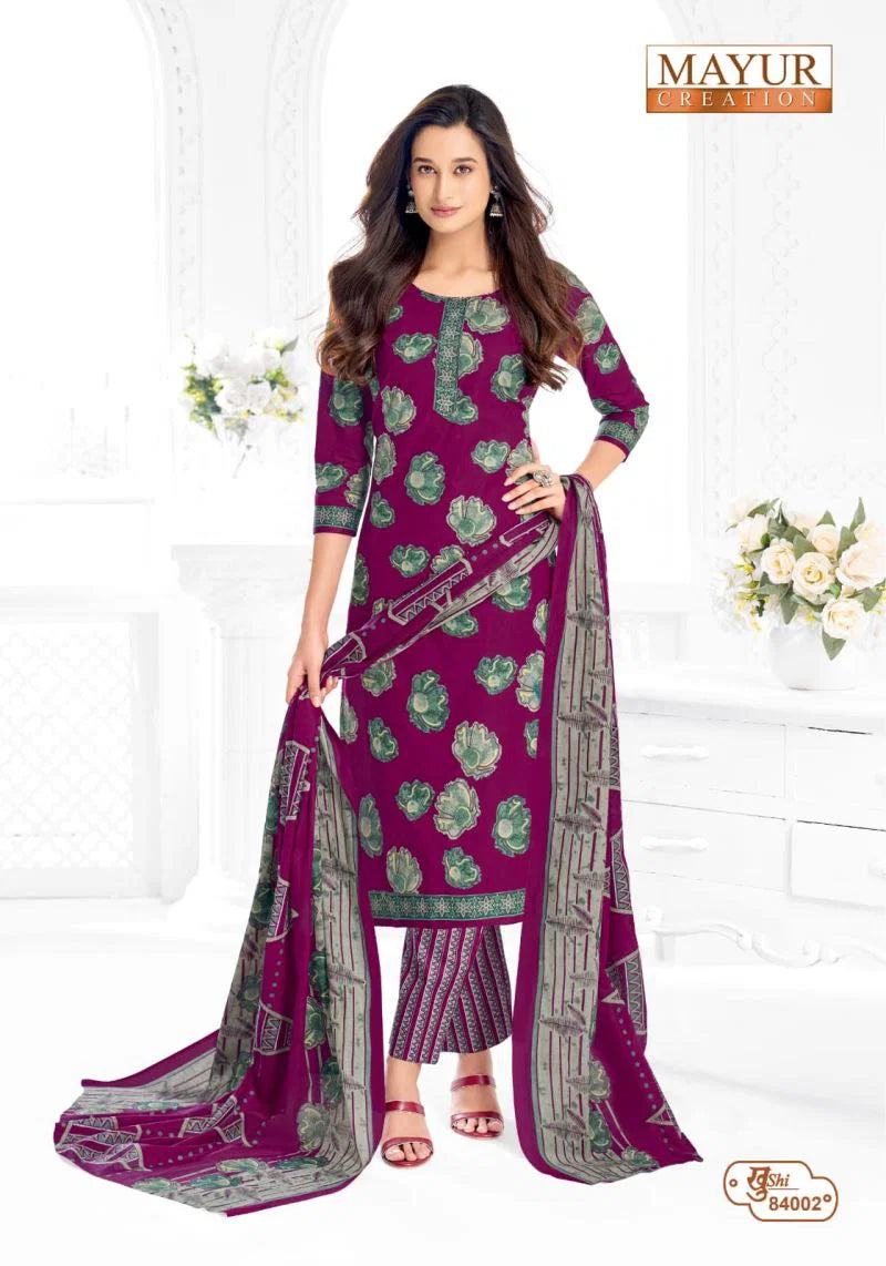 Mayur Khushi Vol 84 Cotton Printed Daily Wear Dress Material