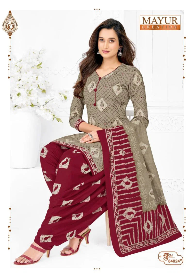 Mayur Khushi Vol 84 Cotton Printed Daily Wear Dress Material