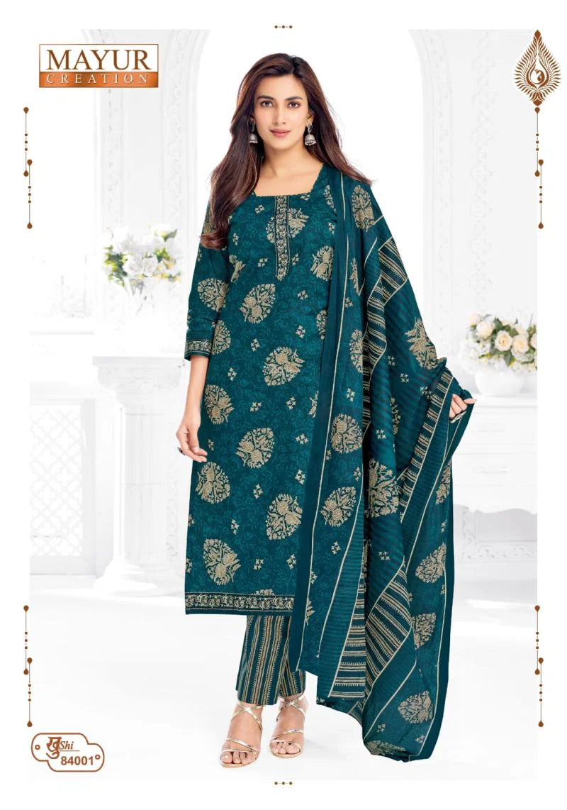 Mayur Khushi Vol 84 Cotton Printed Daily Wear Dress Material