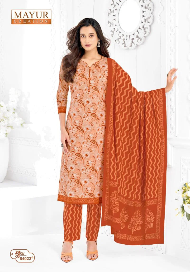 Mayur Khushi Vol 84 Cotton Printed Daily Wear Dress Material