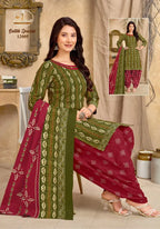 Miss World Battik Special Vol 12 Readymade Cotton Patiyala Dress
