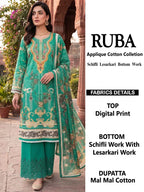 Al Karam Ruba Cotton Printed Dress Material Collection