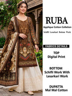 Al Karam Ruba Cotton Printed Dress Material Collection